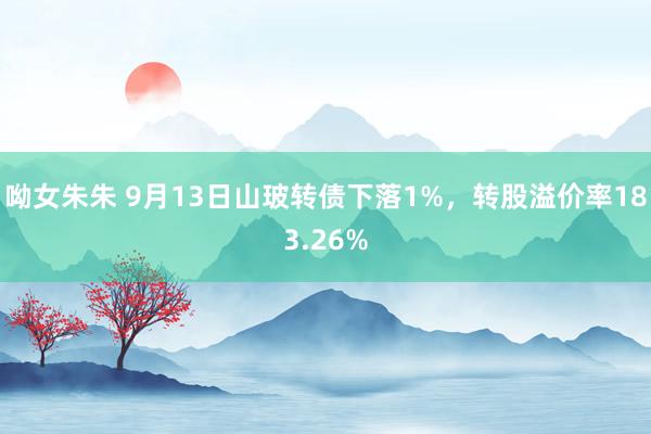 呦女朱朱 9月13日山玻转债下落1%，转股溢价率183.26%