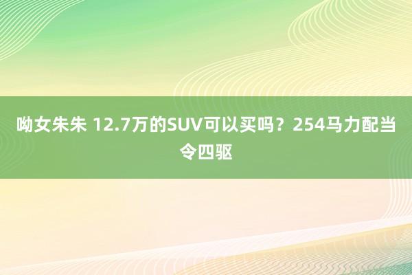 呦女朱朱 12.7万的SUV可以买吗？254马力配当令四驱